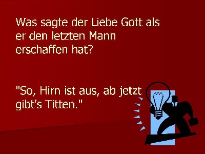 Sprüche.......klopfer........ lustich.de